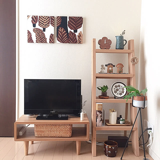 hiyokoの-【大型商品送料無料】天然木のシンプルテレビボードの家具・インテリア写真