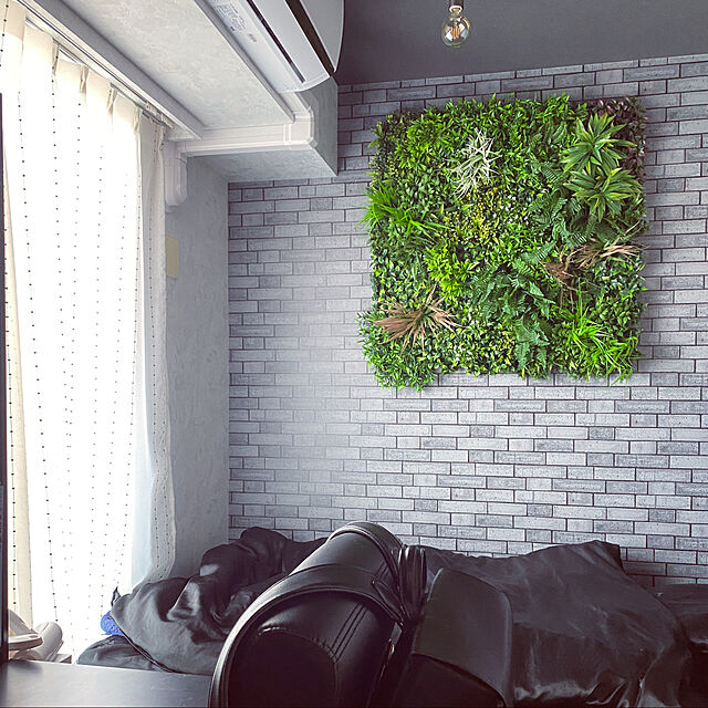SUNWING ULAND ウォールグリーン 壁掛け フェイク観葉植物 マット