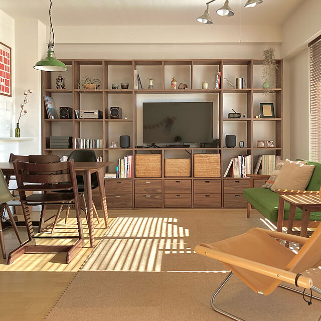 someday-5の無印良品-硬質パルプボックス・フタ式・浅型ハーフの家具・インテリア写真