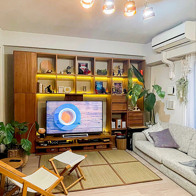 koko_piko0514のニトリ-テレビボード8コネクト165-4セット MBR) の家具・インテリア写真