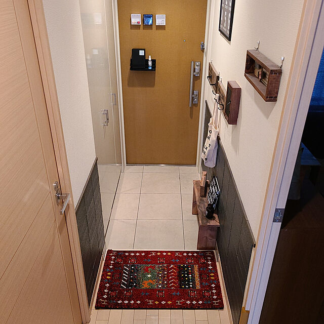lovepeaceのイケヒコ・コーポレーション-玄関マット ウィルトン織り 約50×80cm レッド 2048939の家具・インテリア写真