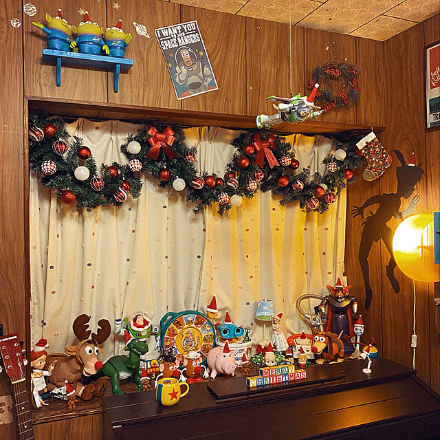 ikepisurumeのamzmonnsuta-amzmonnsuta 2pcs 2.7m クリスマスリース 大きい モール 玄関 ドア クリスマス 飾り ガーランド 装飾 籐 オーナメント 松の葉の家具・インテリア写真