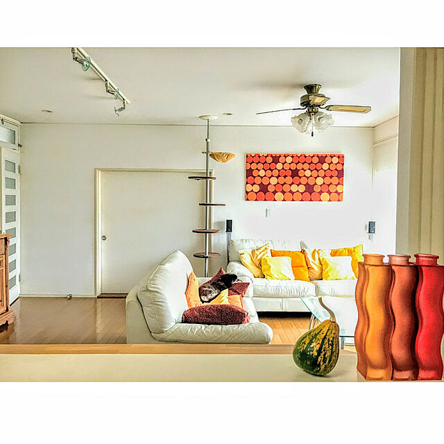 hiyo.pietのイケア-IKEA/イケア　SMORBOLL　掛け布団カバー＆枕カバー　オレンジ　150x200/50x60cmの家具・インテリア写真