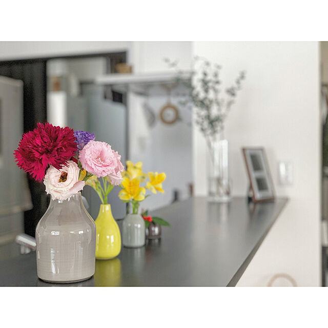 rieの-ケーラー Botanica（ボタニカ） ミニフラワーベース／花瓶 3個セット ダーク KAHLERの家具・インテリア写真