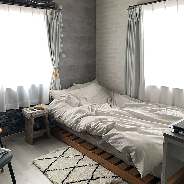maacoの無印良品-【無印良品 公式】綿高密度織掛ふとんカバー・シングル 150×210cm用の家具・インテリア写真