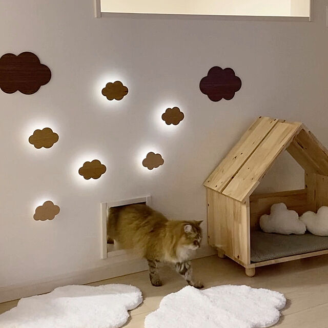 furitamaの-木製LEDシルエットウォールライト くもの家具・インテリア写真