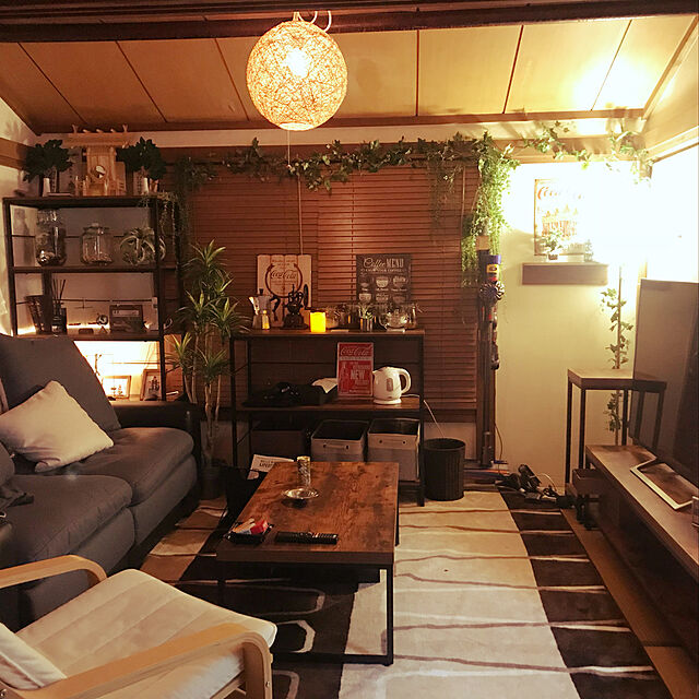 Hirokiのニトリ-シェルフ(ステイン 9010) の家具・インテリア写真