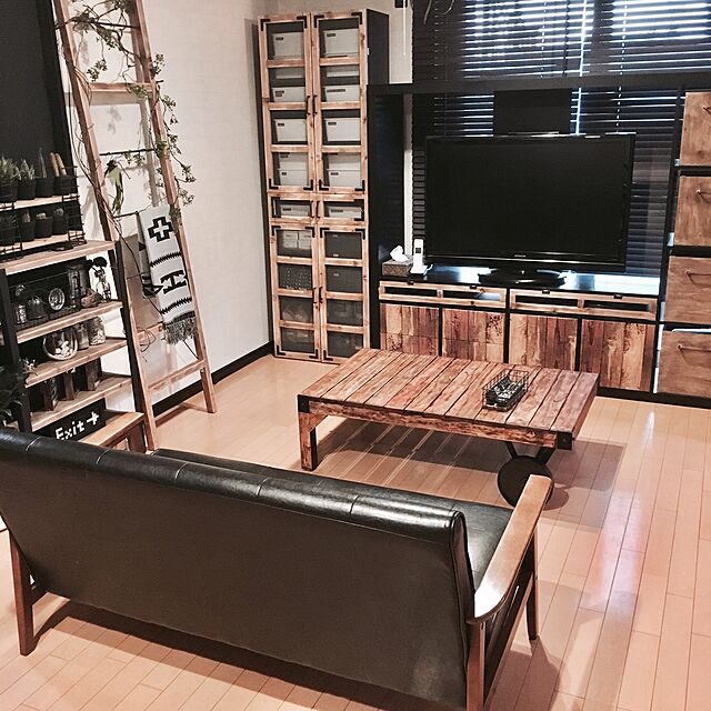 tomoの東谷-トロリー テーブル W106×D66×H33 ブラウンの家具・インテリア写真