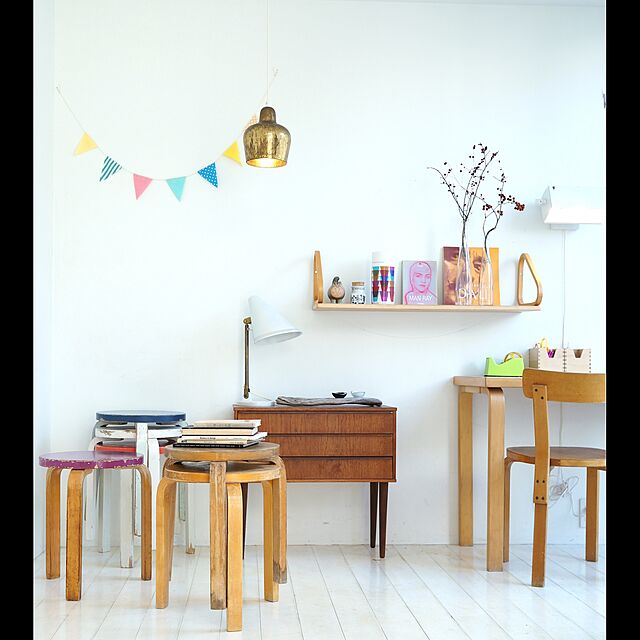 Design papa Ka-tuのArtek-セカンドサイクル チェア69 ブラック （Artek）の家具・インテリア写真