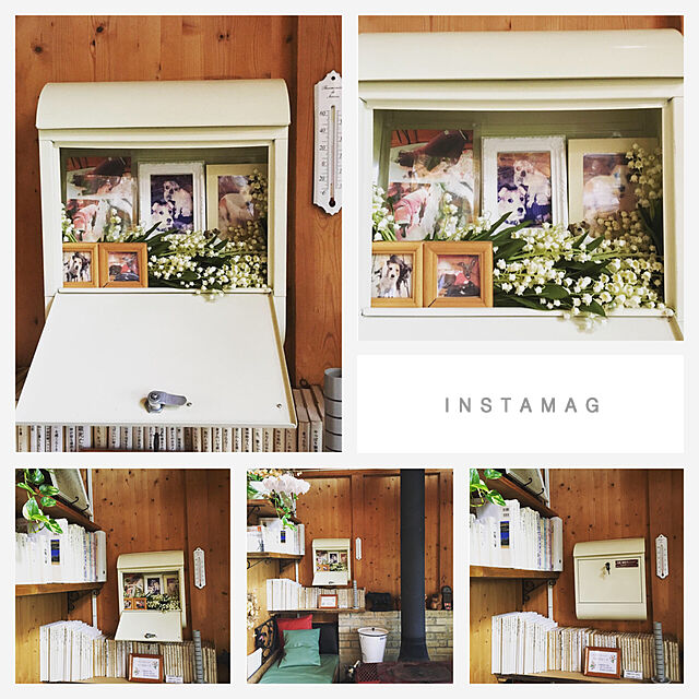 20rose_mamiの-マーキュリー　ハンドルロックメールボックス アイボリーの家具・インテリア写真