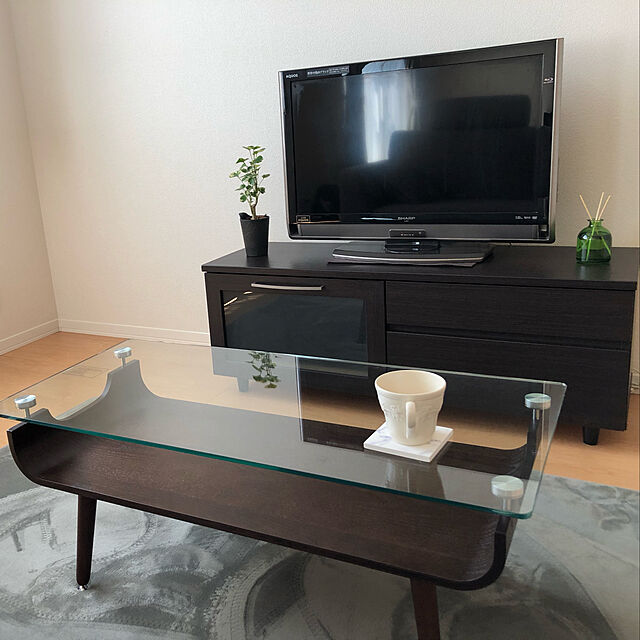 Chirudaのニトリ-センターテーブル(ノルディック2 9645 WH) の家具・インテリア写真