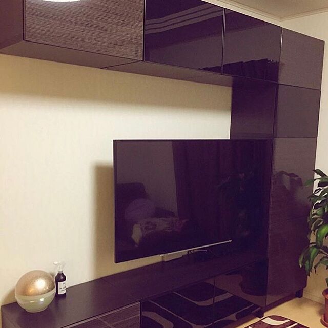 ymのイケア-IKEA(イケア)　UPPLEVA テレビ用ブラケット 回転式 ライトグレー c40330602の家具・インテリア写真