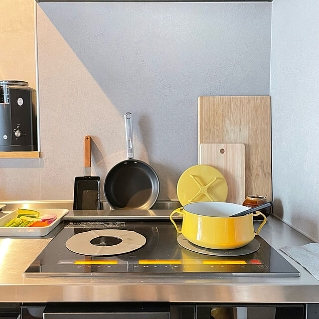 miraiiのHirano-[CICADA] 排気口カバー スマート フラット コンロ 薄型 スリム 燕三条 (60cm, シルバー（ステンレス）)の家具・インテリア写真