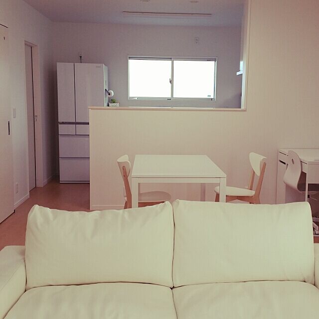 yuyuのイケア-IKEA イケア ダイニングテーブル MELLTORP ホワイト 通販 990.117.78の家具・インテリア写真