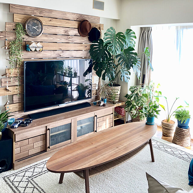 ikkaの-テレビ台 テレビボード 幅180 TVボード 完成品 国産 ローボードの家具・インテリア写真