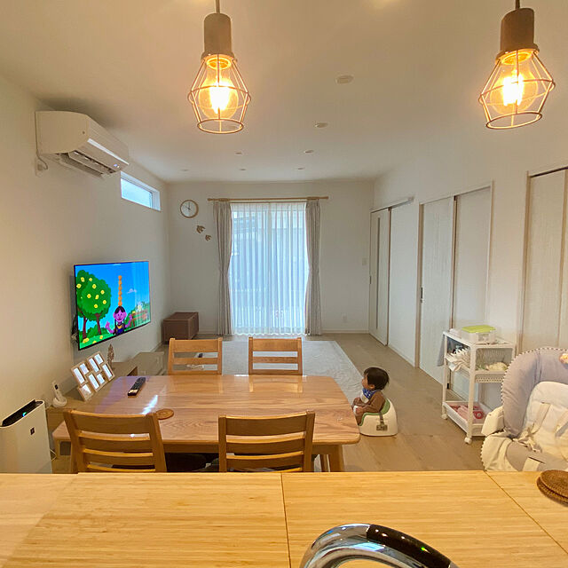 marumori_homeの-照明 おしゃれ大光電機 DAIKO ペンダントライト DPN-40811Y ダクトレール用 木目調印刷ウォールナット LEDフィラメント電球 LEDキャンドル色 白熱灯25W相当の家具・インテリア写真