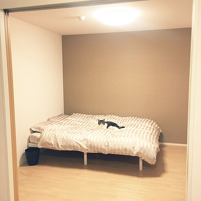 noji521のニトリ-落ち着いた光沢と滑らかな肌触り 掛ふとんカバー セミダブル(エリザ SD) の家具・インテリア写真