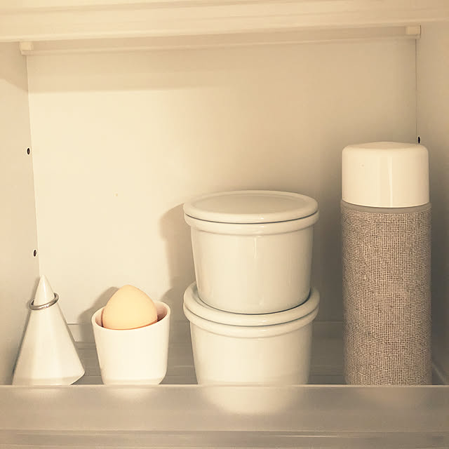 mizo10の無印良品-白磁保存容器 中の家具・インテリア写真