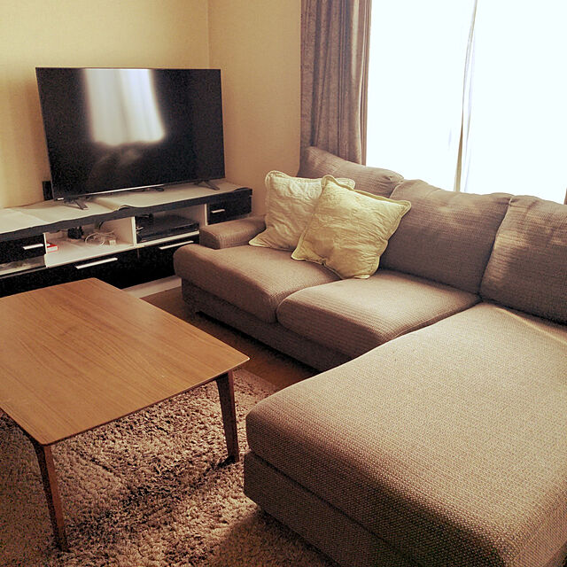 hiroのニトリ-カウチソファベッド 布 (ノアーク２ GY) 3人掛け の家具・インテリア写真