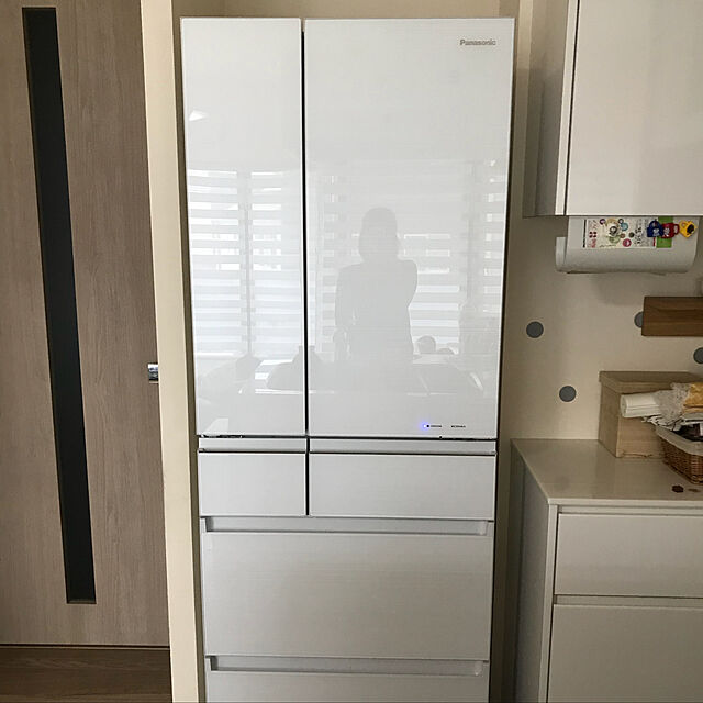 Harukaの-パナソニック 6ドア冷蔵庫　（550L・フレンチドア） NR−F553HPX−W　マチュアホワイト　「HPXタイプ」（標準設置無料）の家具・インテリア写真