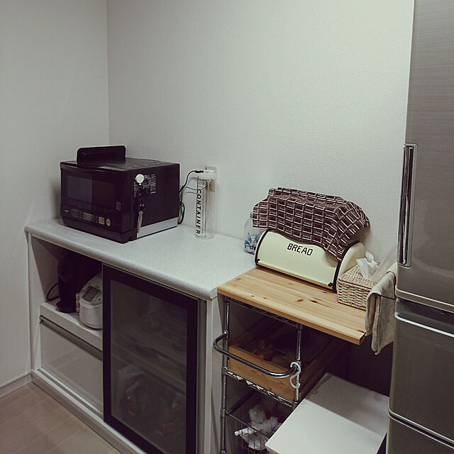 sa-sanのニトリ-キッチンカウンター(リーフ 120CT WH) の家具・インテリア写真