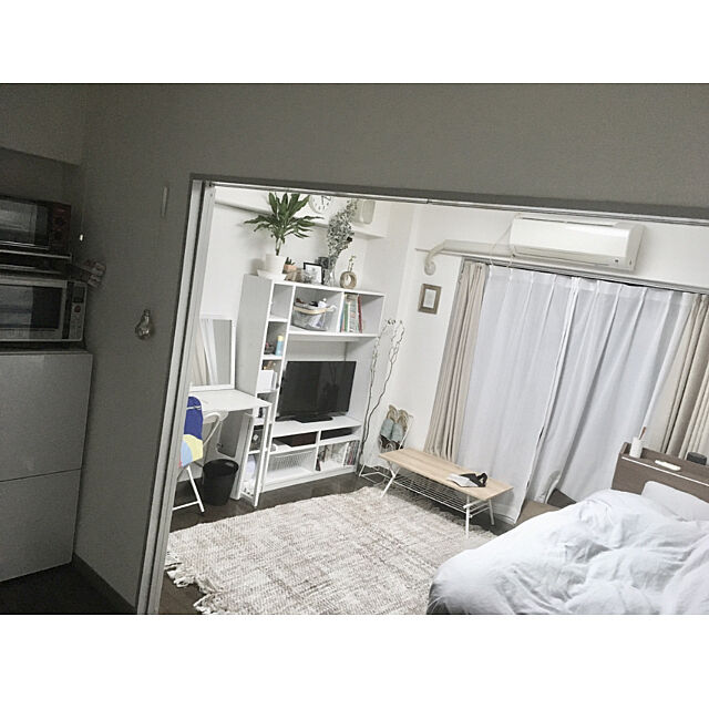 KJのニトリ-遮光1級・遮熱・防炎カーテン(クリア ベージュ 100X230X2) の家具・インテリア写真