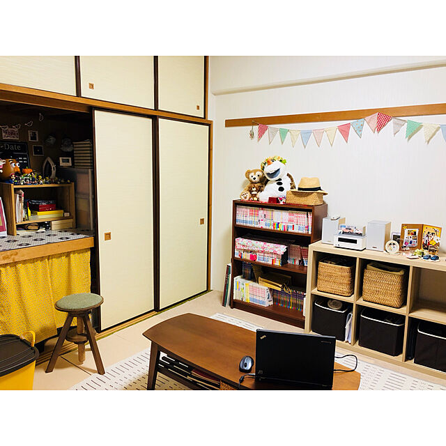 tomanu31のIKEA (イケア)-ＩＫＥＡ/イケア　BILLY/ビリー：書棚80x28x106 cm　ホワイトステインオーク材突き板 （104.042.46）の家具・インテリア写真