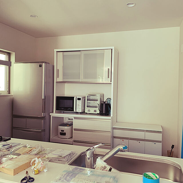 Yuna97Offのニトリ-キッチンボード(ラピス 120 シュガー) の家具・インテリア写真