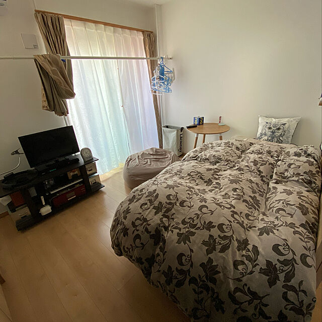 mushiのニトリ-ピローパッド(Nニットボーダー4 BE) の家具・インテリア写真
