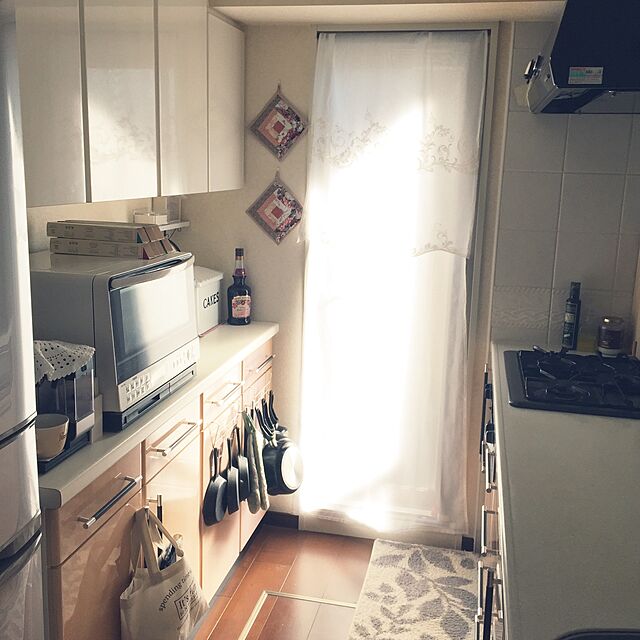 ange.zuzuの-オールドファームハウス　ケーキビン　シェルリッド（ホワイト）の家具・インテリア写真