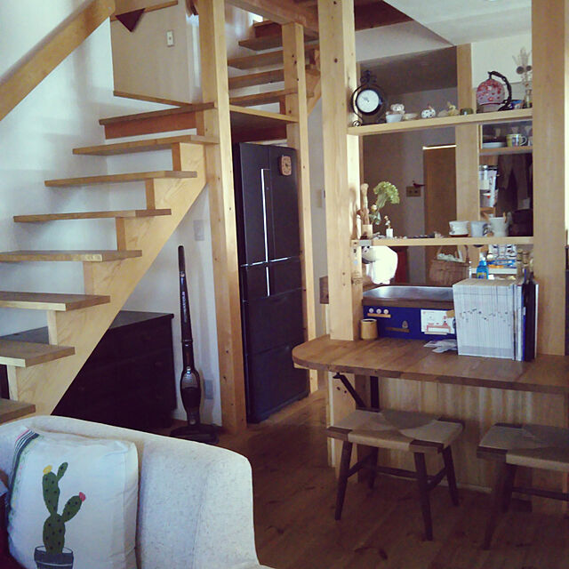 t.yumiのニトリ-クッションカバー(PTパイルサボ) の家具・インテリア写真