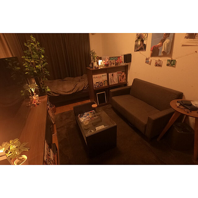 GunnersYm16のアイリスオーヤマ-ファブリックソファ2P FBS-2P【プラザセレクト】の家具・インテリア写真