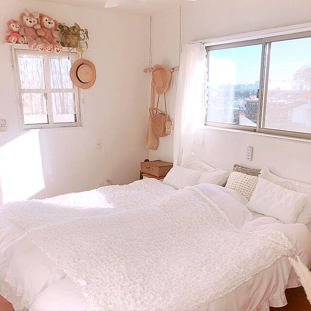 Megumiのイケア-IKEA毛布OFELIAホワイト130x170 cm送料￥750!代引き可の家具・インテリア写真