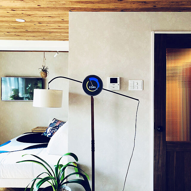 wappiの-Glance Clock (グランスクロック) スマート掛け時計 スマートウォッチ 着信通知 アラーム 時計 スケジュール 天気 壁掛け時計 スマホ アプリ IFTTTの家具・インテリア写真