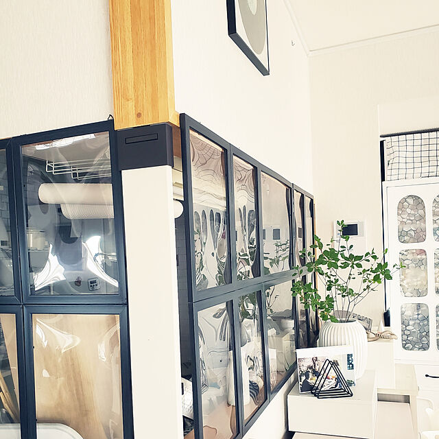 akimameの無印良品-無印良品 ポリプロピレンケース・引出式・横ワイド・浅型・ホワイトグレー 約幅37×奥行26×高さ12cm 02108328の家具・インテリア写真
