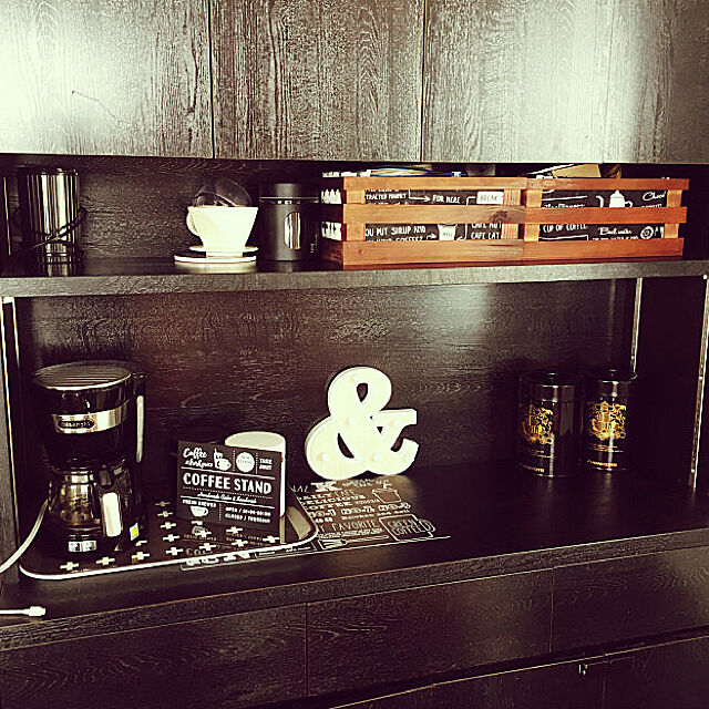 Emiの-【coffee】【DeLonghi】【珈琲】ドリップコーヒーメーカー デロンギ ブラックの家具・インテリア写真