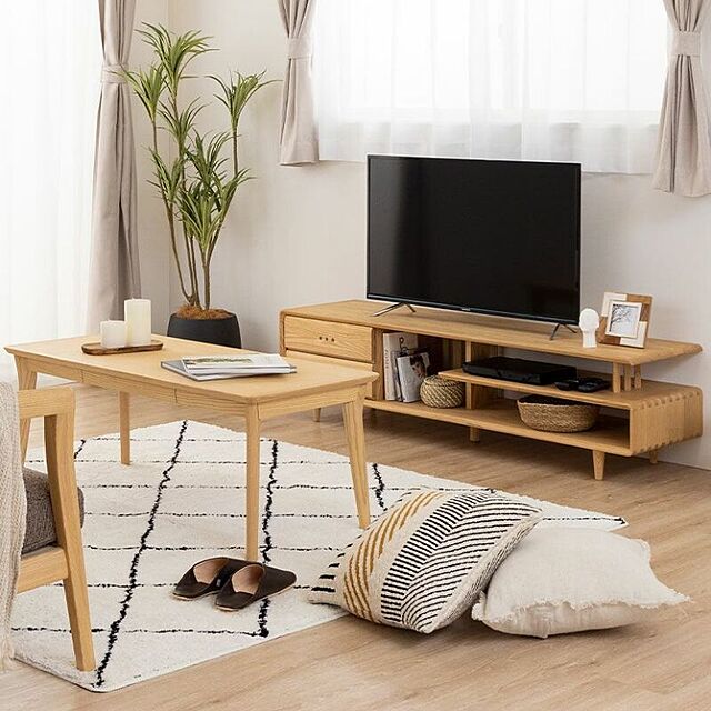 kurashi-designの-幅150cm ボスコ テレビボード ローボード テレビ台 脚付きの家具・インテリア写真