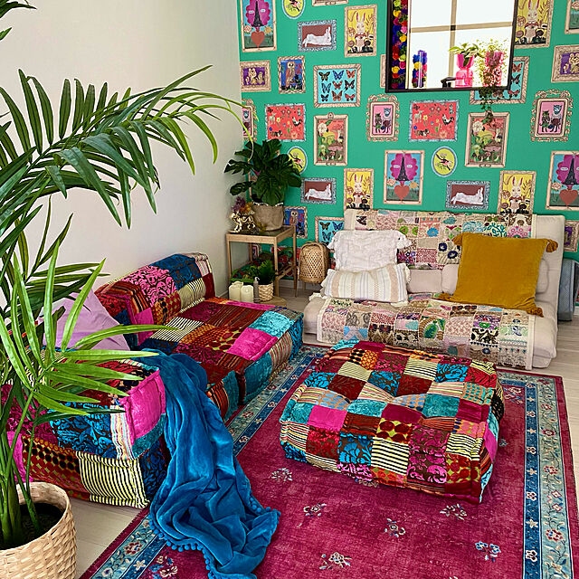 Mahoの萩原-洗えるフランネルラグ ミュゲの家具・インテリア写真