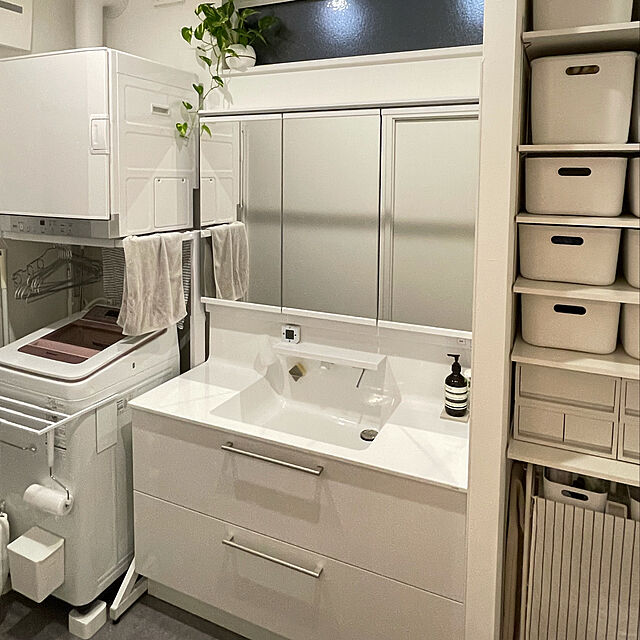 nashie7474の-[DS-54HSF] リンナイ 衣類乾燥機 専用台（高） ピュアホワイト　はやい乾太くん【送料無料】の家具・インテリア写真