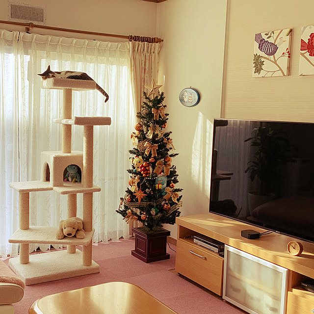 haruminの加藤木工-置き時計 KATOMOKU muku mini round clock km-26赤の家具・インテリア写真