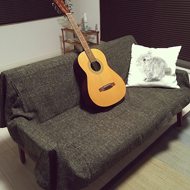 pikoのイケア-IKEA(イケア)　GURLI ひざ掛け グレーグリーン d70324591の家具・インテリア写真