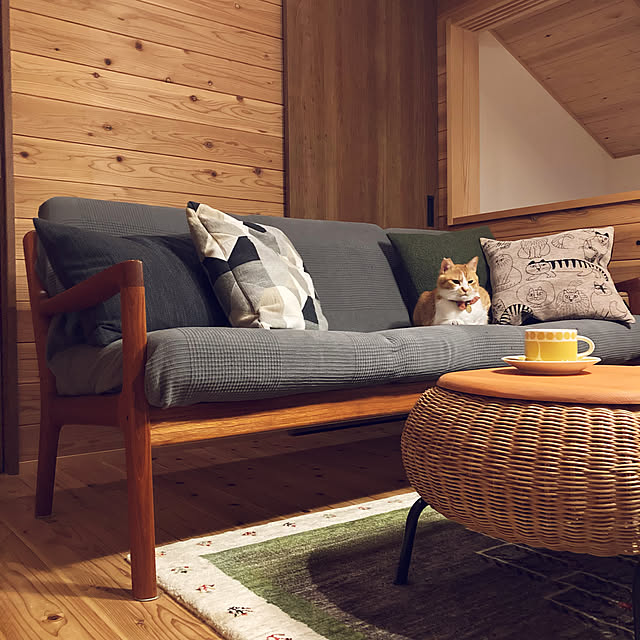 mkmkmoominのイケア-GURLI グルリ クッションカバーの家具・インテリア写真