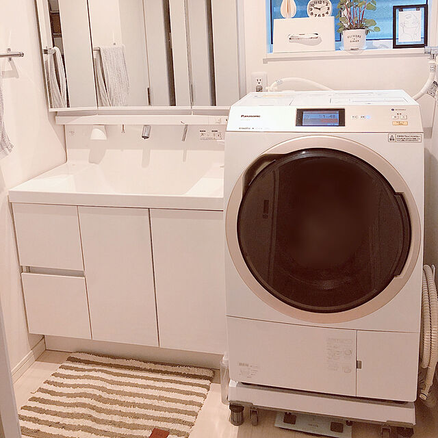 so.yuのパナソニック-標準設置無料 PANASONIC NA-VX900AL-W クリスタルホワイト ドラム式洗濯乾燥機(洗濯11.0kg/乾燥6.0kg)左開きの家具・インテリア写真