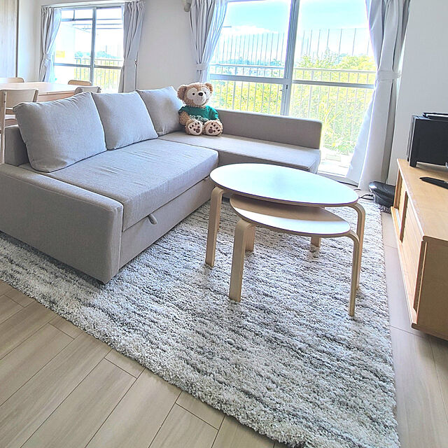 Takiのイケア-SVALSTA スヴァルスタ ネストテーブル2点セットの家具・インテリア写真