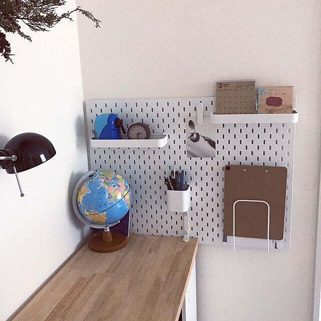 izuboのイケア-IKEA SKADIS スコーディスペグボードコンビネーション, ホワイト 492.173.76【メール便不可】の家具・インテリア写真