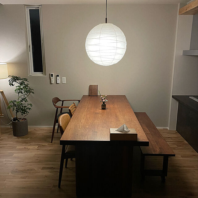 yuriireeenの-[ 照明 シェードのみ ]  直径６０ｃｍ美濃機械すき和紙ランプシェードの家具・インテリア写真