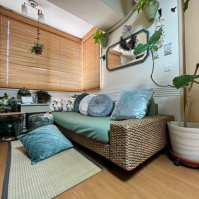 mizucchiのニトリ-【デコホーム商品】クッションカバー(デイジー IV SC022 45×45cm) の家具・インテリア写真