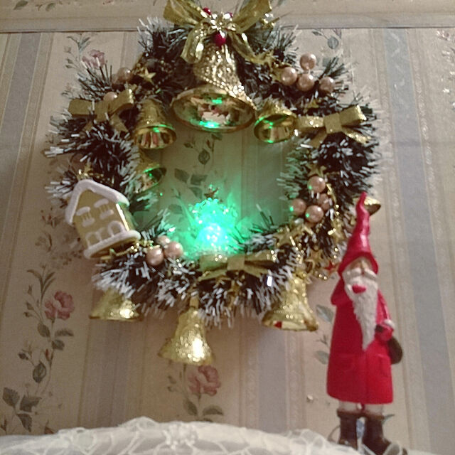 m.retoroの-クリスマスリース(80cm) ゴールドの家具・インテリア写真