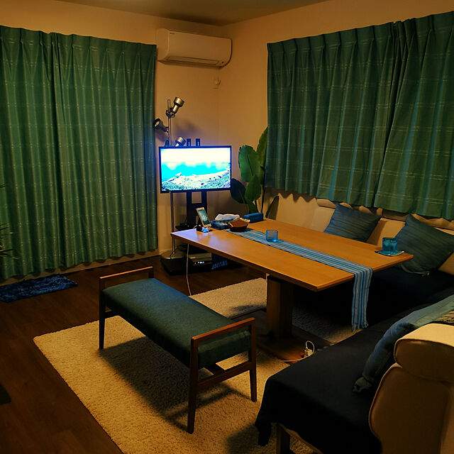 iwahashimeのニトリ-ダイニングベンチ(アルナス105 MBR/TBL) の家具・インテリア写真