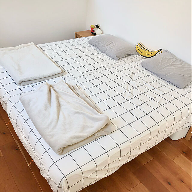 240m.の無印良品-無印良品 薄手毛布 S 140×200cm アイボリー 良品計画の家具・インテリア写真